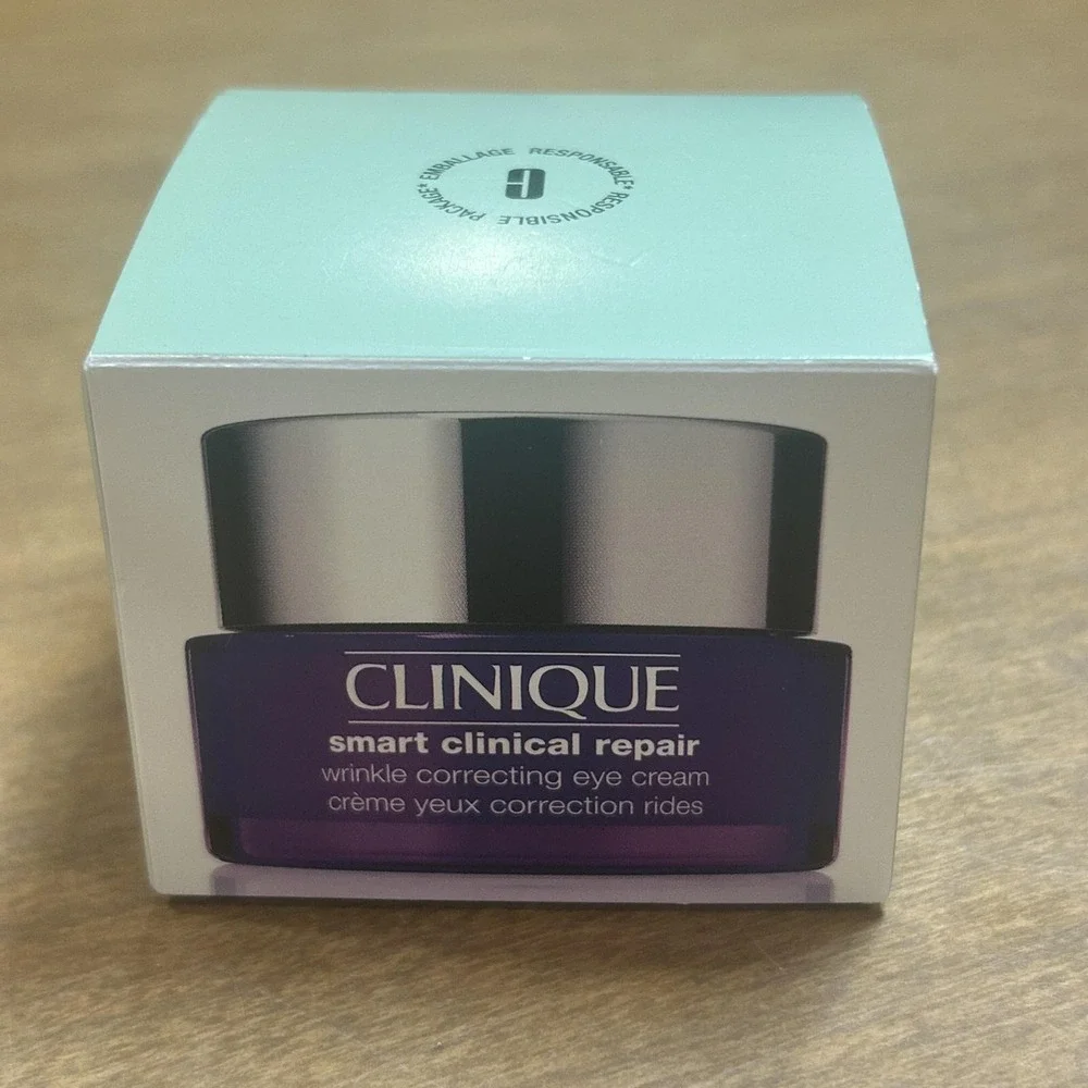 Clinique Smart Clinical Repair Eye Cream 1oz 30ml Purple Wrinkle Anti-Aging